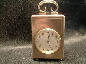 Reloj cabecera plata suizo gran soneria