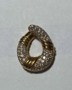 Pendiente Oro Y Brillantes Van Cleef Arpels